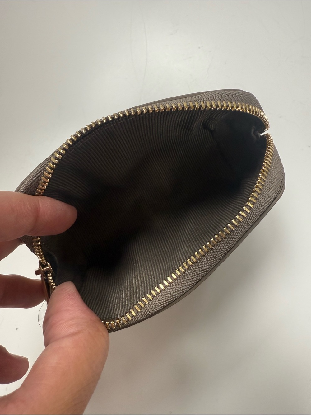 Furla Coin Purse in Slate Brown - Picture 3 of 3